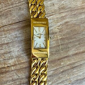 💛 Daniel Steiger Gold Bracelet Watch Water Resistant Swiss Movement